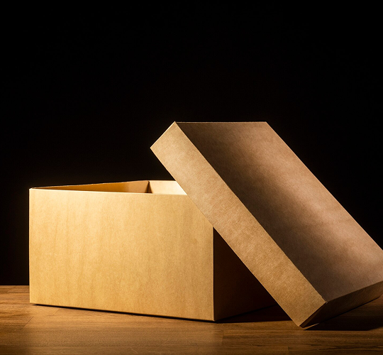 Caja de madera con tapa